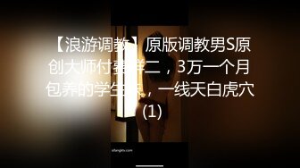 【浪游调教】原版调教男S原创大师付费群二，3万一个月包养的学生妹，一线天白虎穴 (1)