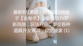 最新8月重磅！推特极品烧婊子【金秘书】全新高级SVIP新风格，玩法升级，拳交各种道具开发双洞，视觉盛宴 (1)