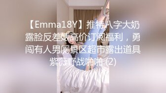 【Emma18Y】推特八字大奶露脸反差婊高价订阅福利，勇闯有人男厕景区超市露出道具紫薇野战啪啪 (2)