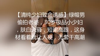 【清纯少妇致命诱惑】绿帽男偷拍老婆，30岁极品小少妇，肤白人骚，短裙高跟，这身材看着就让人硬，无套干高潮