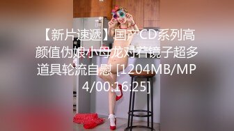 【新片速遞】国产CD系列高颜值伪娘小母龙对着镜子超多道具轮流自慰 [1204MB/MP4/00:16:25]