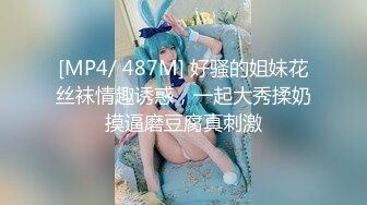 [MP4/ 487M] 好骚的姐妹花丝袜情趣诱惑，一起大秀揉奶摸逼磨豆腐真刺激