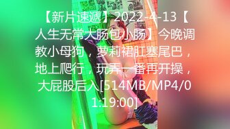 【新片速遞】2022-4-13【人生无常大肠包小肠】今晚调教小母狗，萝莉裙肛塞尾巴，地上爬行，玩弄一番再开操，大屁股后入[514MB/MP4/01:19:00]