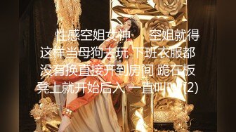 ❤️性感空姐女神❤️空姐就得这样当母狗去玩 下班衣服都没有换直接开到房间 跪在板凳上就开始后入 一直叫叫 (2)