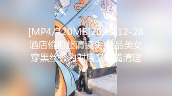 [MP4/720MB]2023-12-28酒店偷拍超清镜头 极品美女穿黑丝被内射后又用嘴清理