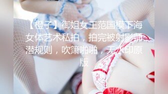 【橙子】御姐女王范国模下海女体艺术私拍，拍完被射影师潜规则，吹箫啪啪，无水印原版